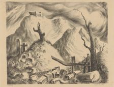 Wasteland, ca.1939. Creator: Hughie Lee-Smith