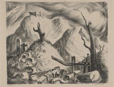 Wasteland, ca.1939. Creator: Hughie Lee-Smith