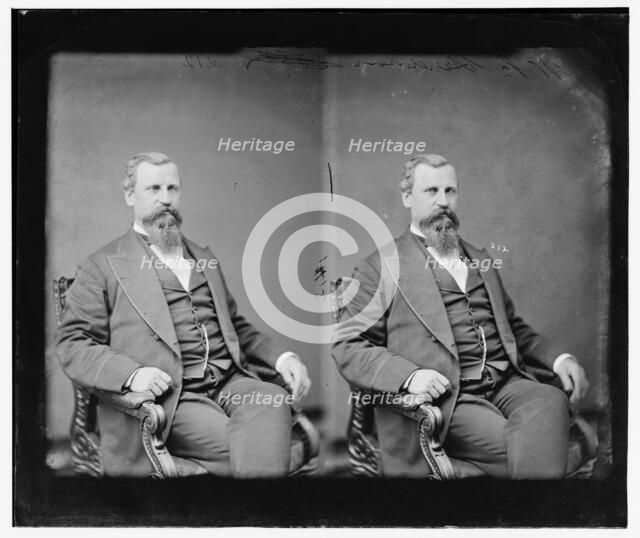 W.B. Henderson of Illinois, between 1865 and 1880. Creator: Unknown.