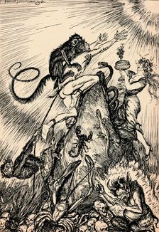 We Come Up Through Many Slaveries Into Freedom c1918, (1918). Artist: Edmund Joseph Sullivan