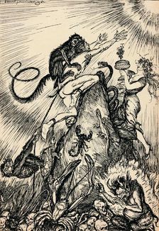 We Come Up Through Many Slaveries Into Freedom c1918, (1918). Artist: Edmund Joseph Sullivan