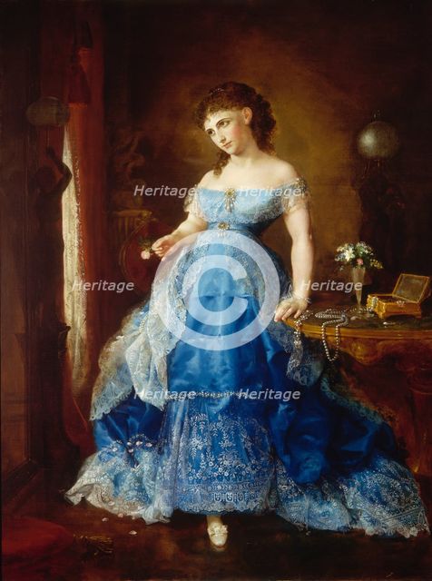 We Both Must Fade (Mrs. Fithian), 1869. Creator: Lilly Martin Spencer.