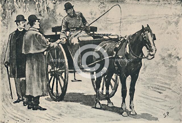 'We Got Off, Paid Our Fare.', 1892. Artist: Sidney E Paget.