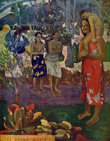 We Greet Thee, Mary 1936. Artist: Paul Gauguin