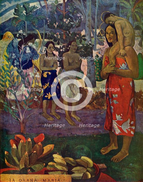'We Greet Thee, Mary', 1936. Artist: Paul Gauguin.