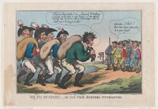 We Fly By Night, Or The Free Booters Intercepted, August 27, 1808., August 27, 1808. Creator: Thomas Rowlandson