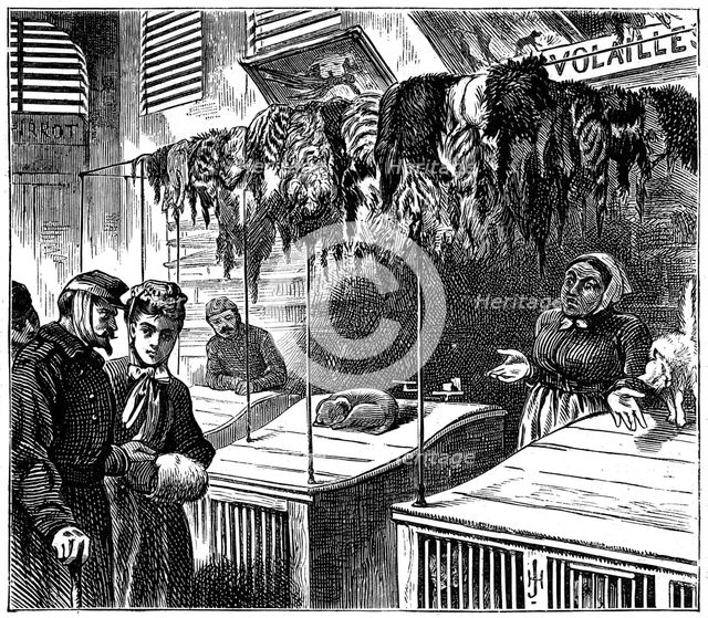 'We have no more than that Sir', 1871. Artist: Unknown