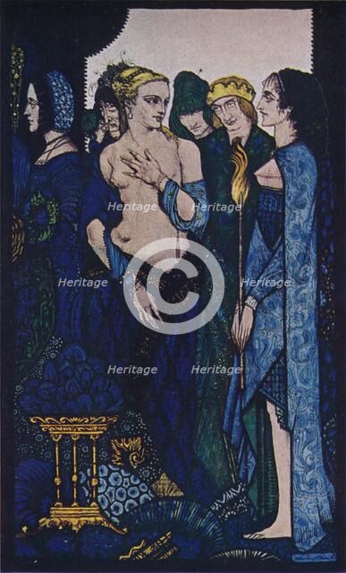 'We Named Lucrezia Crivelli and Titian's Lady', c1910. Artist: Harry Clarke.