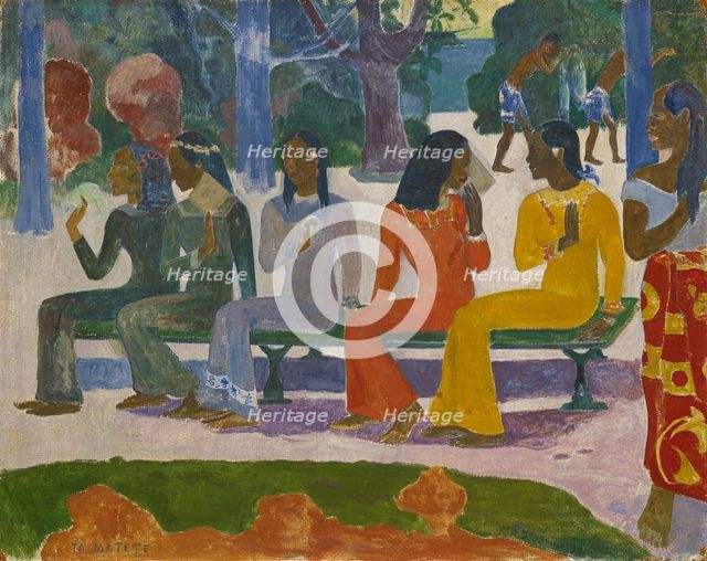 We Shall Not Go to the Market Today, 1892. Creator: Paul Gauguin.