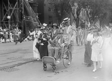 W.E. Payne, Confederate Reunion; in Wheel Chair, 1917. Creator: Harris & Ewing