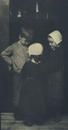 We're going to have warm potatoes!, c1900. Creator: Elizabeth B. Brownell