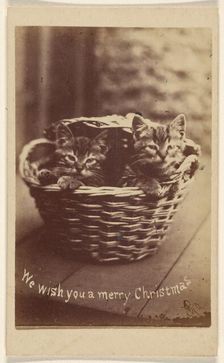 We wish you a merry Christmas., about 1865. Creator: Henry Pointer