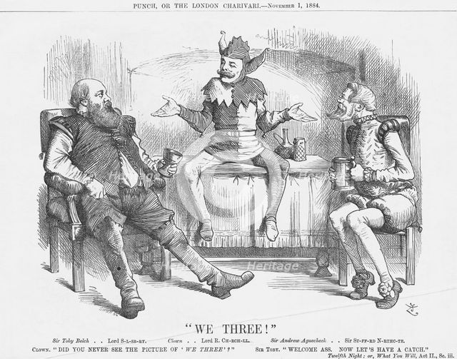 "We Three!", 1884. Creator: Joseph Swain.
