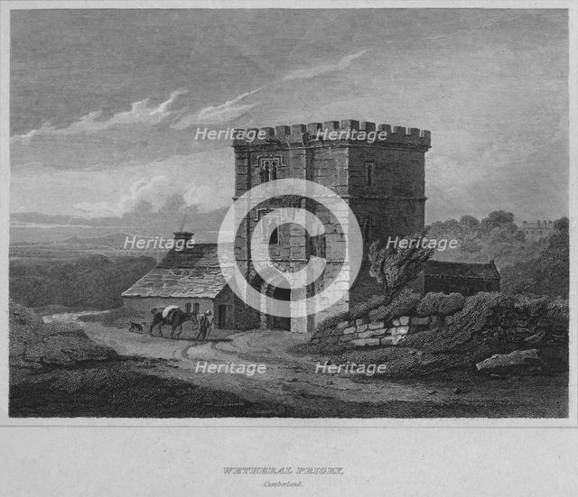 'Wetheral Priory, Cumberland', 1814. Artist: John Greig.
