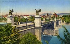 Wettstein Bridge, Basel, Switzerland, c1936