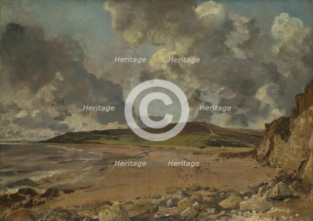 Weymouth Bay: Bowleaze Cove and Jordon Hill, c. 1817. Artist: Constable, John (1776-1837)