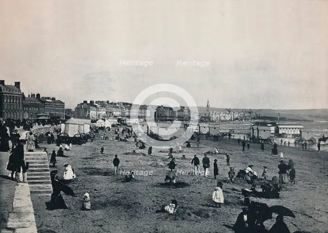 'Weymouth - General View of the Town and the Beach', 1895. Artist: Unknown.