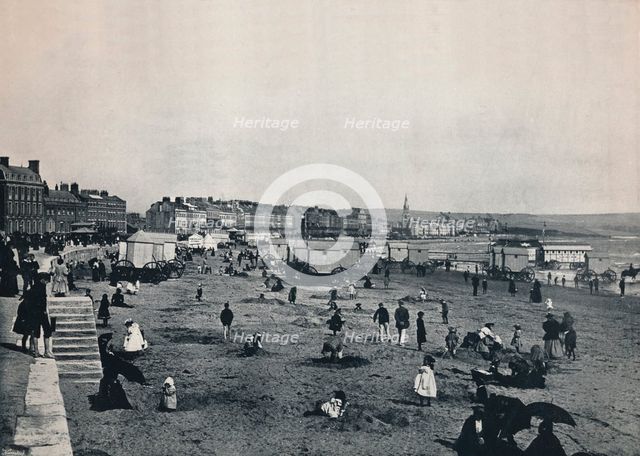 'Weymouth - General View of the Town and the Beach', 1895. Artist: Unknown.