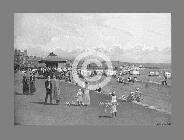 Weymouth seafront, c1900. Artist: Wheeler and Co.