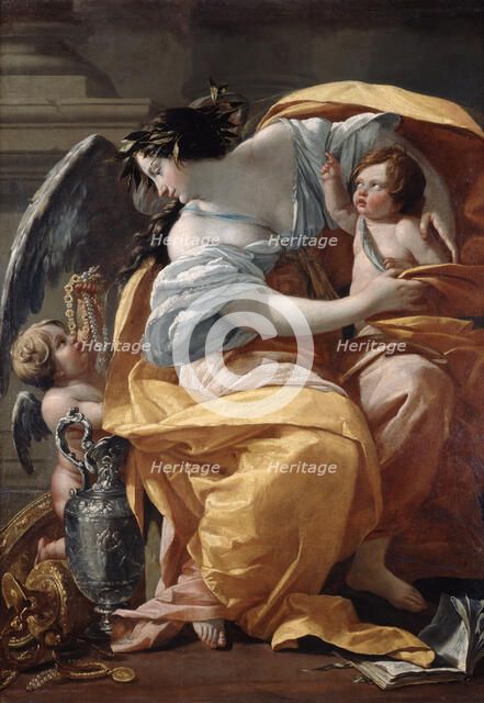 'Wealth', 1640.  Artist: Simon Vouet