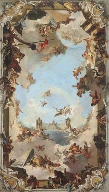 Wealth and Benefits of the Spanish Monarchy under Charles III, 1762. Creator: Giovanni Battista Tiepolo