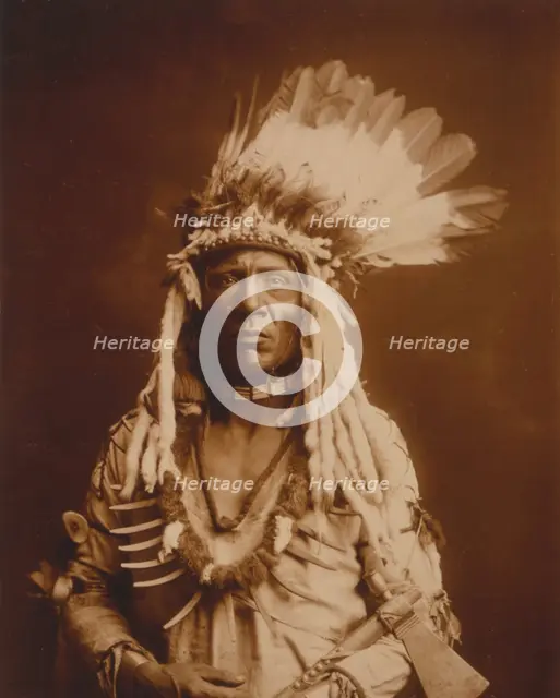 Weasel Tail-Piegan, c1900. Creator: Edward Sheriff Curtis.
