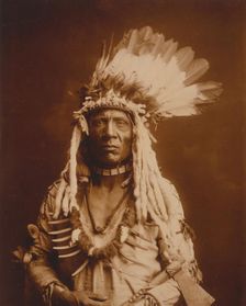 Weasel Tail-Piegan, c1900. Creator: Edward Sheriff Curtis