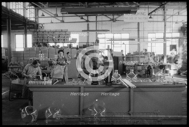 Wear Flint Glass Works, Alfred Street, Millfield, Sunderland, 1961. Creator: Eileen Deste.