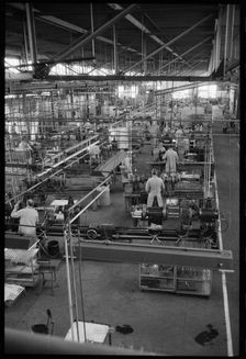Wear Flint Glass Works, Alfred Street, Millfield, Sunderland, 1961. Creator: Eileen Deste