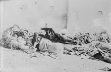 Weary and wounded rebels, Lerdo, 1914. Creator: Bain News Service