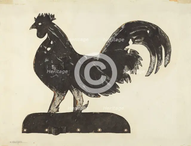 Weather Vane, 1935/1942. Creator: Nicholas Acampora.