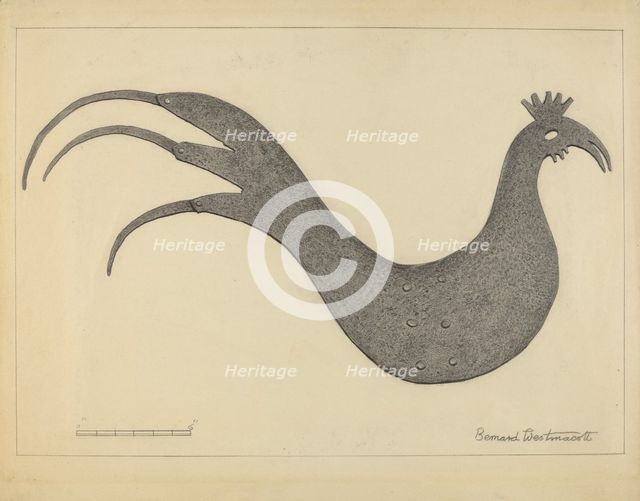 Weather Vane, 1935/1942. Creator: Bernard Westmacott.