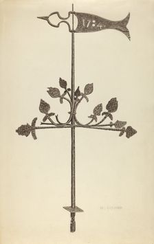 Weather Vane, 1935/1942. Creator: E J Gilsleider