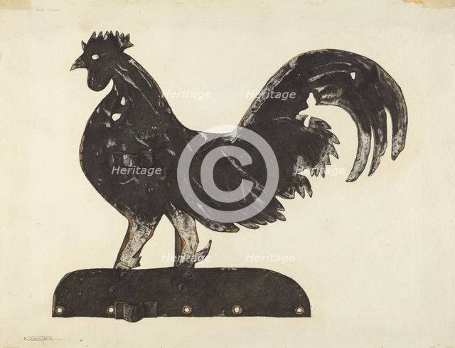 Weather Vane, 1935/1942. Creator: Nicholas Acampora.