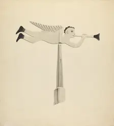 Weather Vane - Angel Gabriel, c. 1938. Creator: Howard Weld