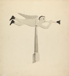 Weather Vane - Angel Gabriel, c. 1938. Creator: Howard Weld