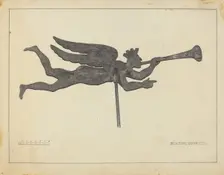 Weather Vane - Angel Gabriel, c. 1939. Creator: Salvatore Borrazzo