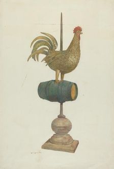 Weather Vane, c. 1940. Creator: Carl Strehlau