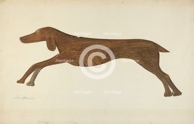 Weather Vane, c. 1940. Creator: Frank Budash.