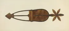 Weather Vane, c. 1940. Creator: Joseph Glover