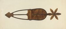 Weather Vane, c. 1940. Creator: Joseph Glover