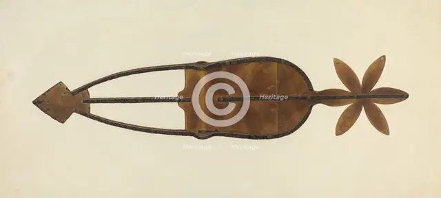 Weather Vane, c. 1940. Creator: Joseph Glover.
