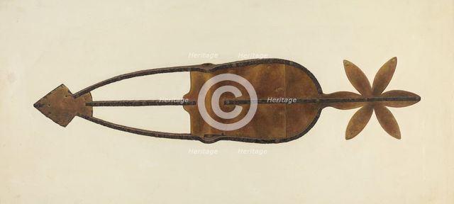 Weather Vane, c. 1940. Creator: Joseph Glover.