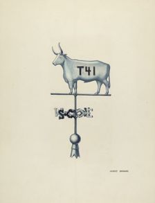Weather Vane, c. 1941. Creator: Herbert Barnard