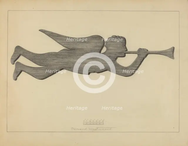 Weather Vane, c. 1936. Creator: Bernard Westmacott.
