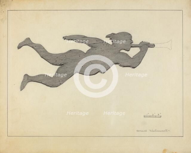 Weather Vane, c. 1936. Creator: Bernard Westmacott.