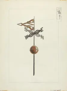 Weather Vane, c. 1936. Creator: Edward L Loper