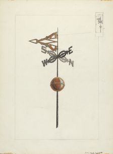Weather Vane, c. 1936. Creator: Edward L Loper