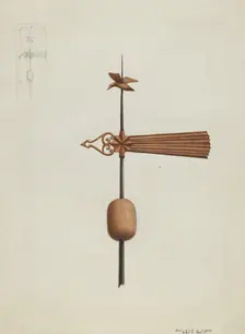 Weather Vane, c. 1936. Creator: Edward L Loper