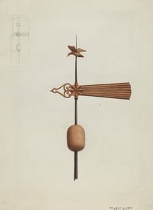 Weather Vane, c. 1936. Creator: Edward L Loper